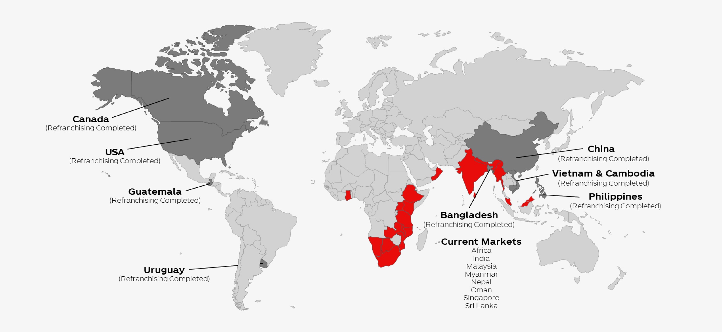 Coca-Cola BIG bottler map