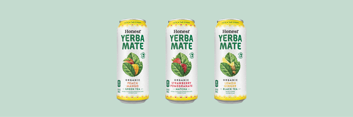 Honest Tea Yerba Mate cans 