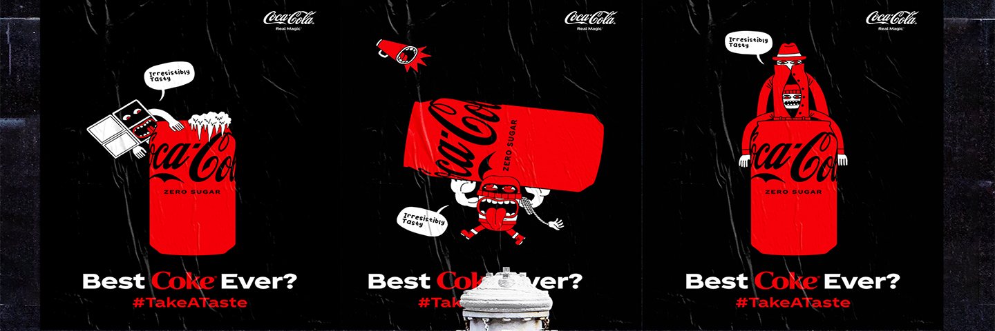 GOOD02 - Verre Coca Cola Bleu ❤